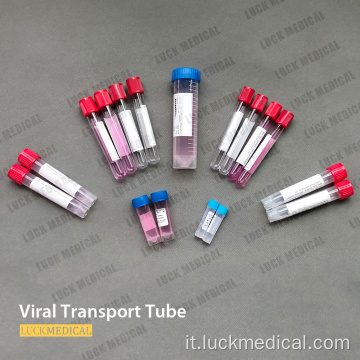 Tubo del sistema di test del virus con tampone VTM